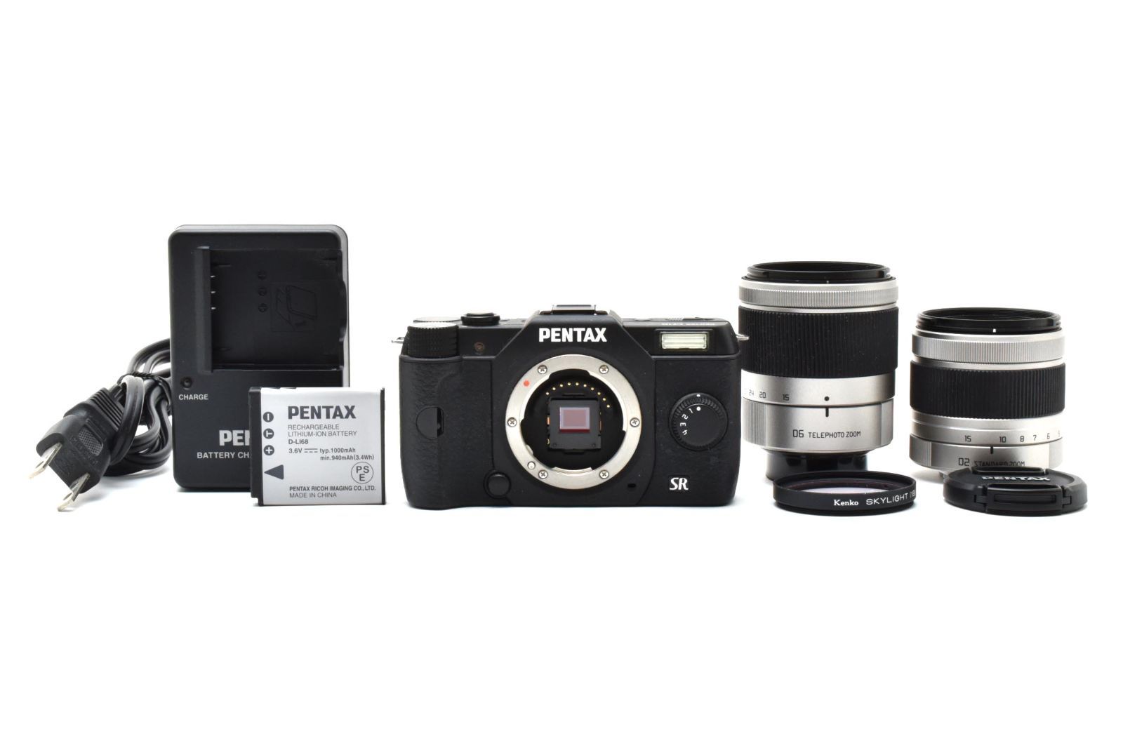 ★美品★ PENTAX ペンタックス Q10 ダブルズームキット 美品ペンタックスQ10 ダブルズームキット＋単焦点レンズ 豪華セット