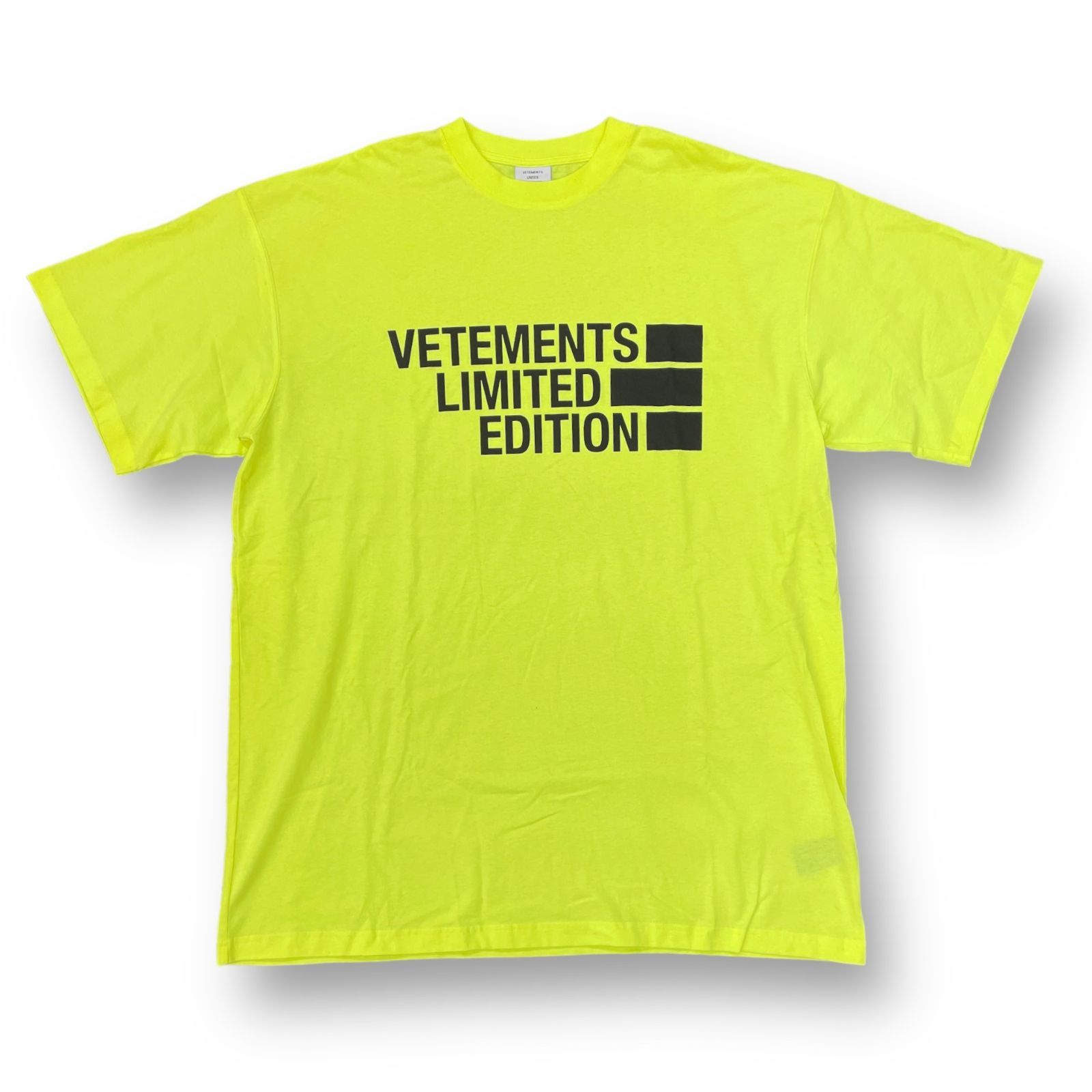 VETEMENTS 22SS BIG LOGO LIMITED EDITION T-SHIRT ビッグロゴ 