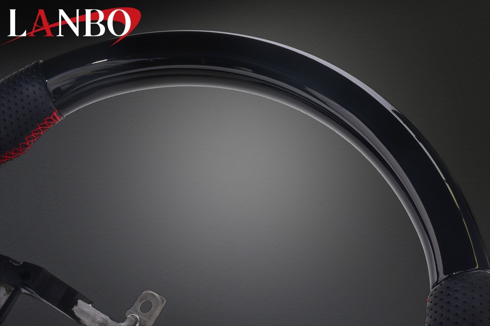 M s ホンダ フリード GT1-GT8 2025- LANBO オリジナル ガングリップ ステアリング ハンドル ピアノブラック ランボ パーツ 部品 フリードクロスター e HEVクロスター フリードエアー e HEVエアー LSH26C FFCRYSTALESIA_COM