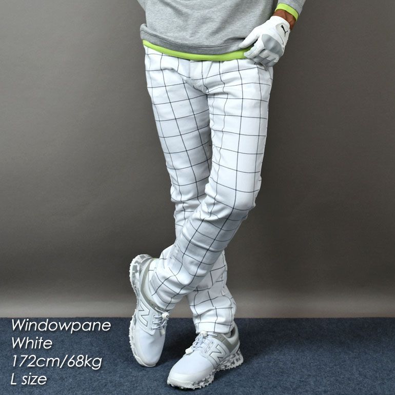 T-MAC ゴルフパンツ ホワイト/ブラック サイズ４８　未使用 T-MAC ゴルフパンツ ホワイト/ブラック サイズ48 未使用 楽天