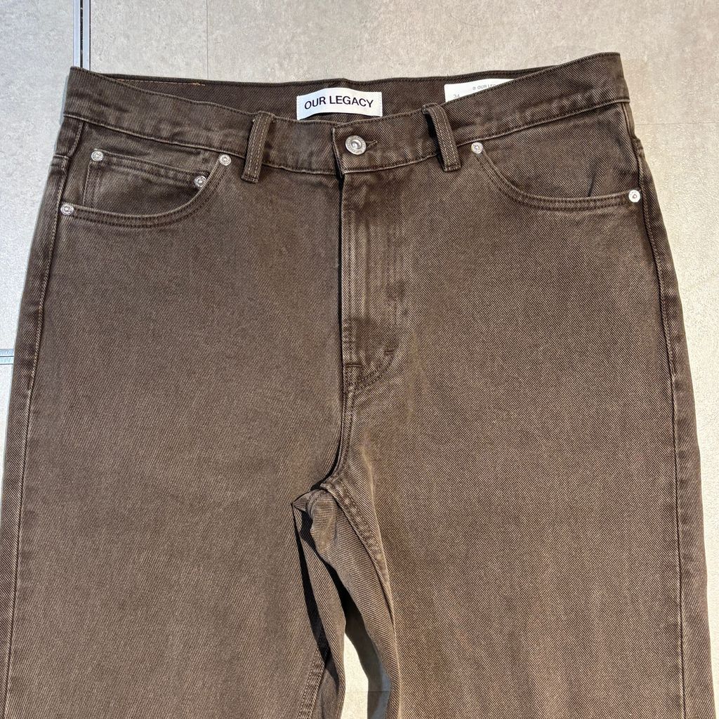 OUR LEGACY 25SS 70s CUT Choco Overdye 28 Our Legacy 70s Cut Jean