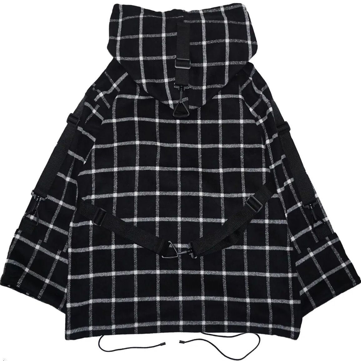 【SLEEPING TABLET】アノラックパーカー "WOOLY [ SUSPEND ANORAK ]" / BLACK