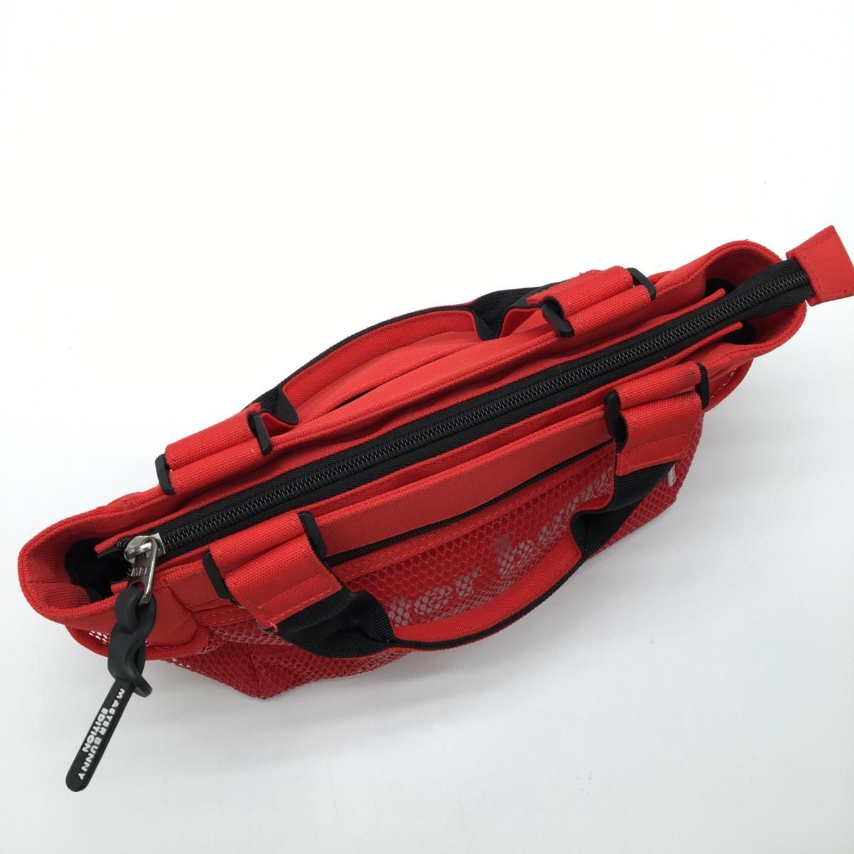 MASTER BUNNY EDITION キャディバッグ レッド 美品】マスターバニー