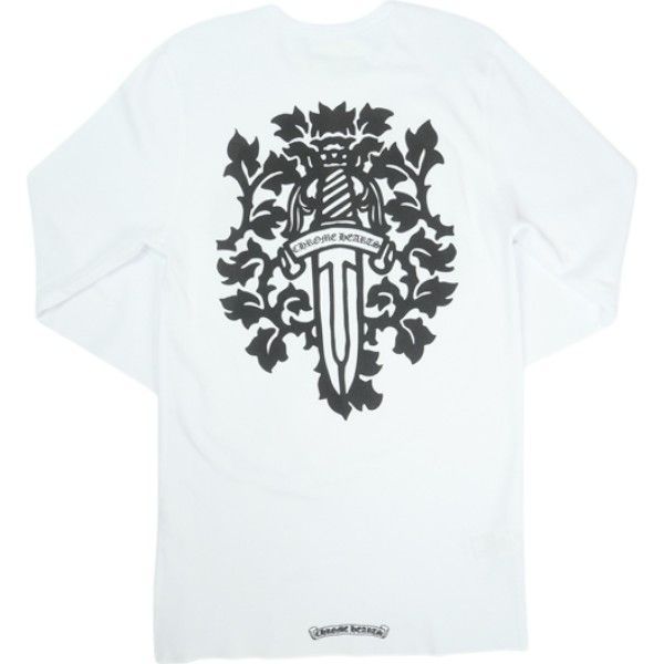 ◆CHROME HEARTS◆DAGGER THERMAL ロング Tシャツ L/S TEE WHITE Size【L】 CHROME HEARTS クロム・ハーツ DAGGER THERMAL L/S
