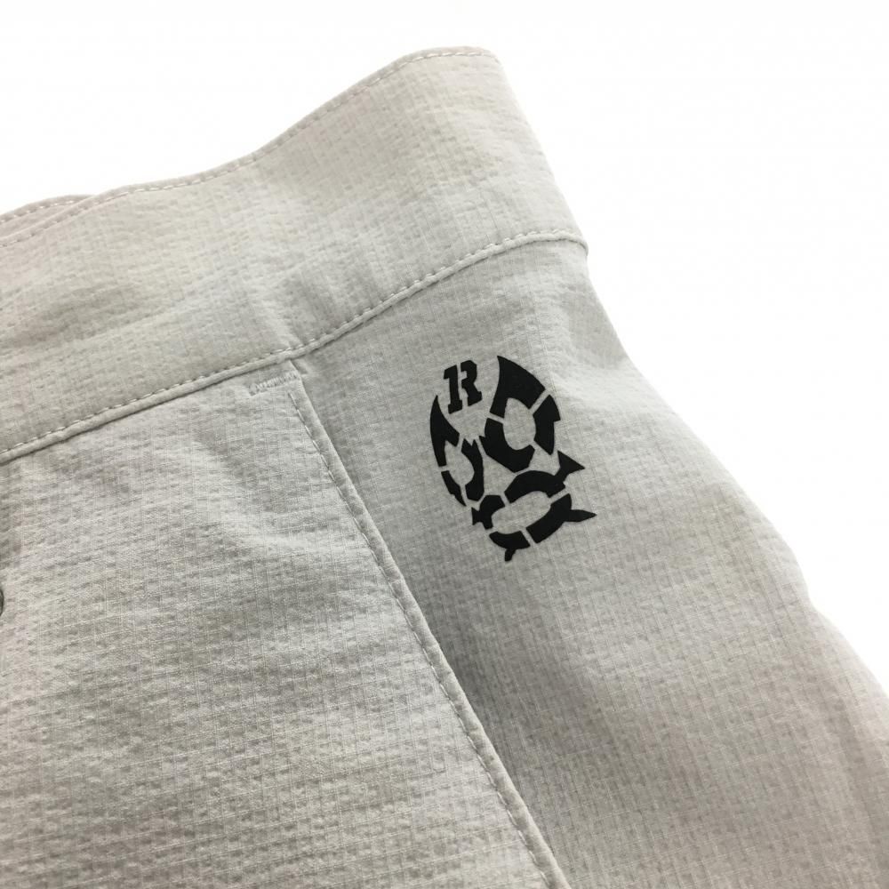 パンツ グレー×黒