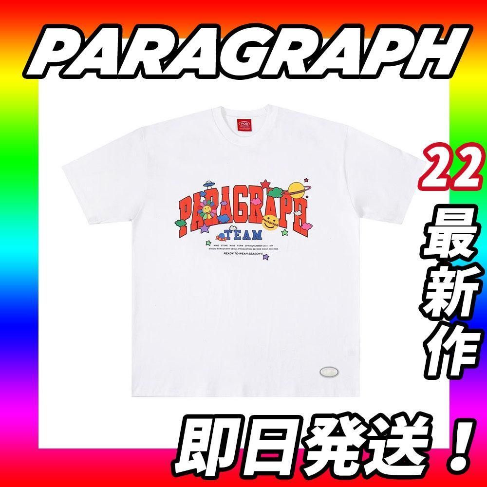 PARAGRAPH【即日発送】PARAGRAPH カラフルハッピーTシャツ ブラック コムドット