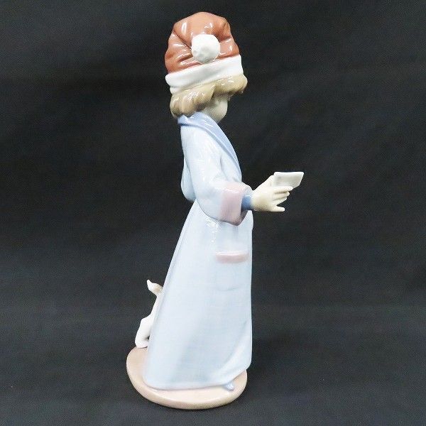 axv リヤドロ LLADRO 陶芸・フィギュリン #6166 サンタへの手紙 置物