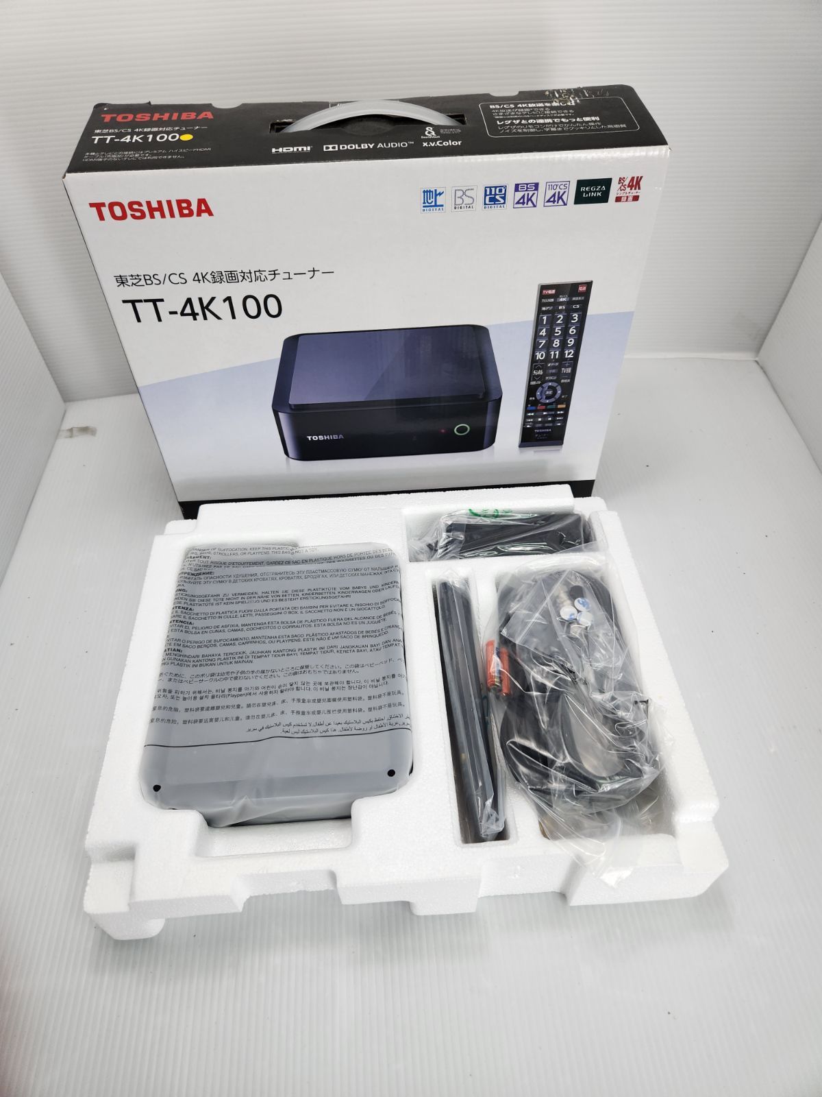☆ジャンク☆TOSHIBA TT-4K100 BS/CS 4K録画対応チューナー