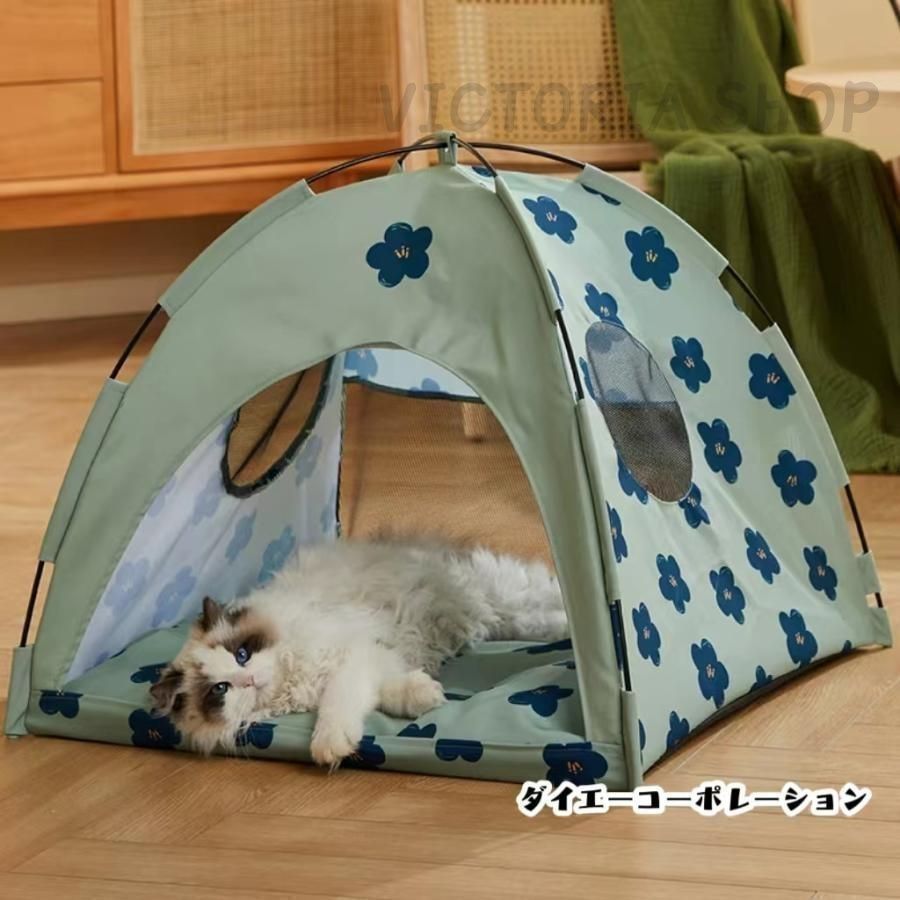 さくら‪✿［中古・PET5m・1ループ使用済］海外マステ 暮光文旅 軽音楽 ペット用テント 折りたたみ式 ペットサークル 犬 猫 室内 屋内