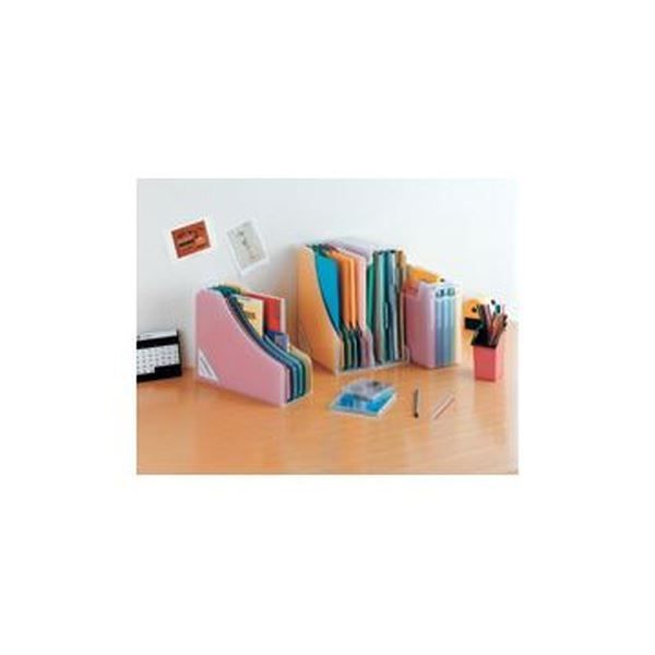 まとめ ナカバヤシインデックスファイルボックスF5 A4フリー型 背幅112mm ペーパーファイル5冊付 クリア フボI-F5-C 1個 ×10セット