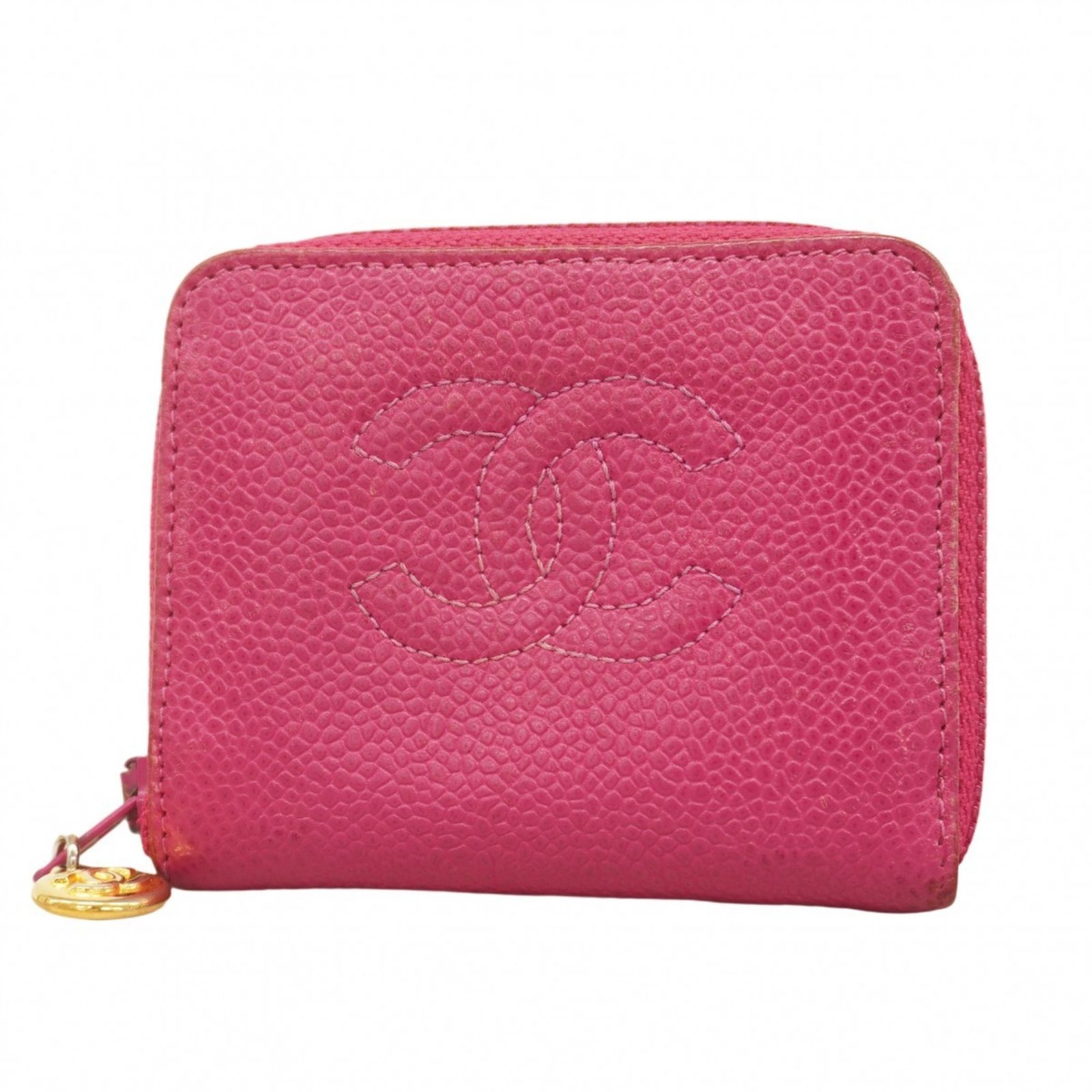 ✨美品✨CHANEL シャネル コインケース キャビアスキン 折財布　レディース シャネル(Chanel) シャネル 財布・コインケース キャビアスキン
