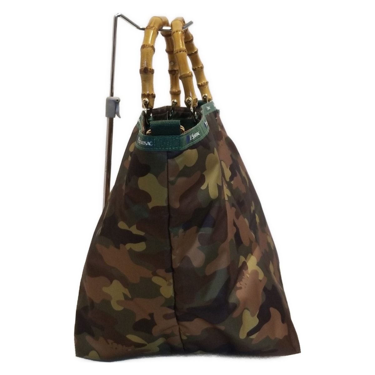 LeSportsac 迷彩柄 バンブーハンドル Sサイズ LESPORTSAC(レスポートサック) トートバッグ - ベージュ×ブラウン