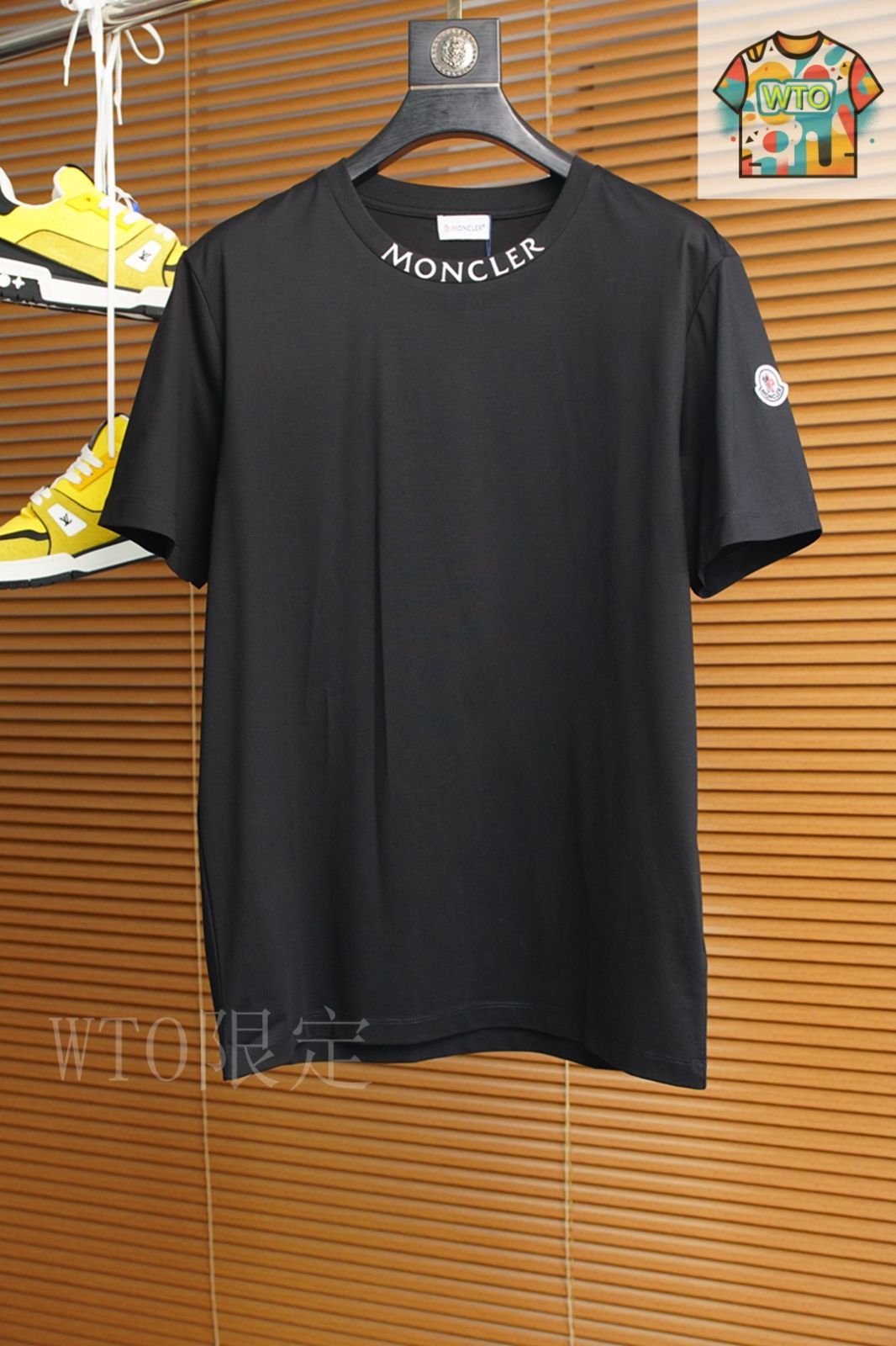 MONCLER ロゴプリントTシャツ 大人気 数量限定 送料関税無料 org.jpg