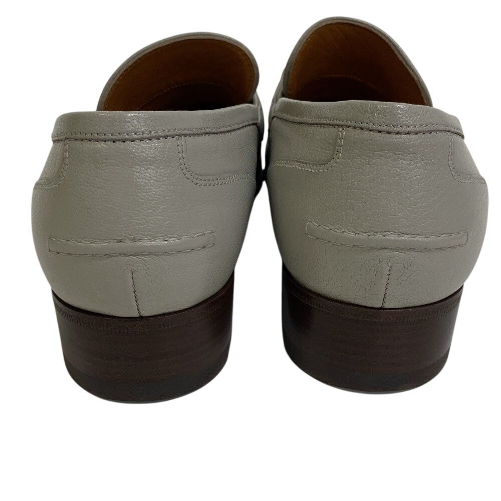 グッチ GUCCI 26 ローファー シェリー ホースビット 6 1/2 655579 グレー