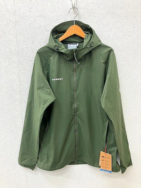 マムート MAMMUT GRANITE SO Hooded Jacket マウンテンパーカ L カーキ 1011-00323 アウトドア ジャケット オリーブ 管理2