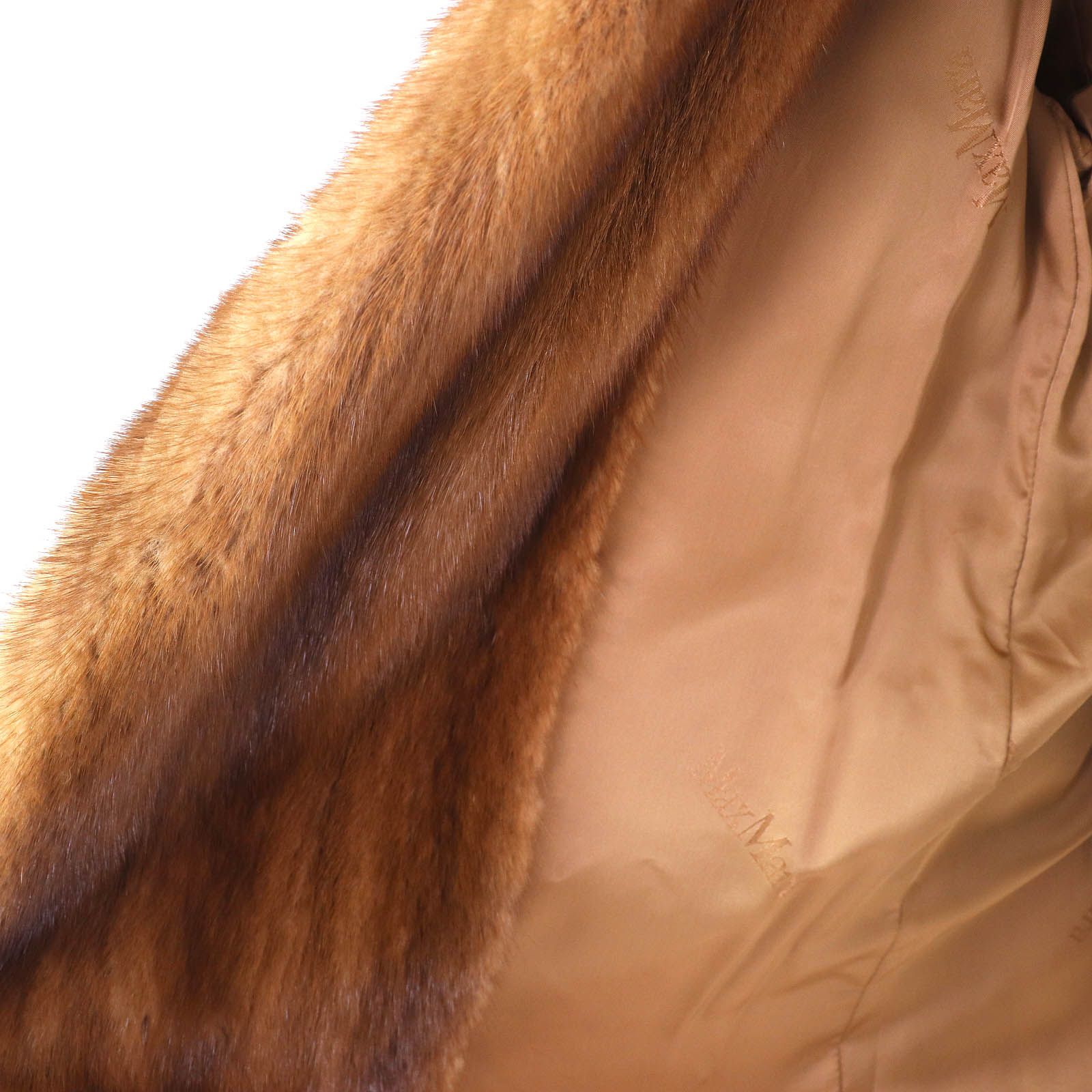 極美品△Max Mara マックスマーラ 白タグ ウール カシミヤ ミンク