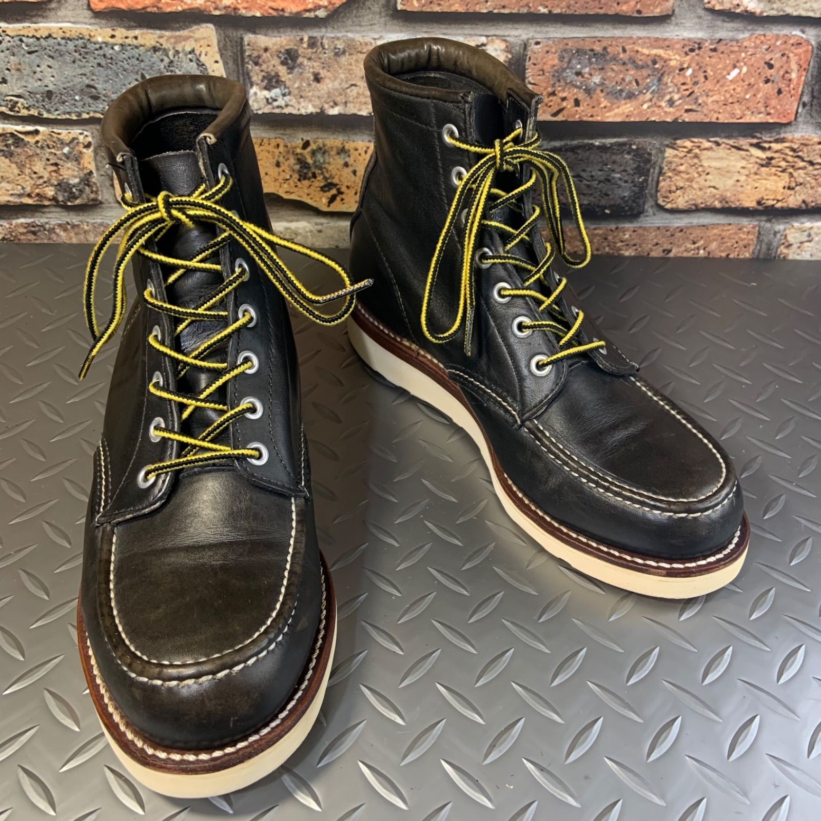 Chippewa モックトゥワークブーツ 1997年製 US 7.5 E JP 25.5㎝ チペワ アメリカ製 25 I 24-chipp