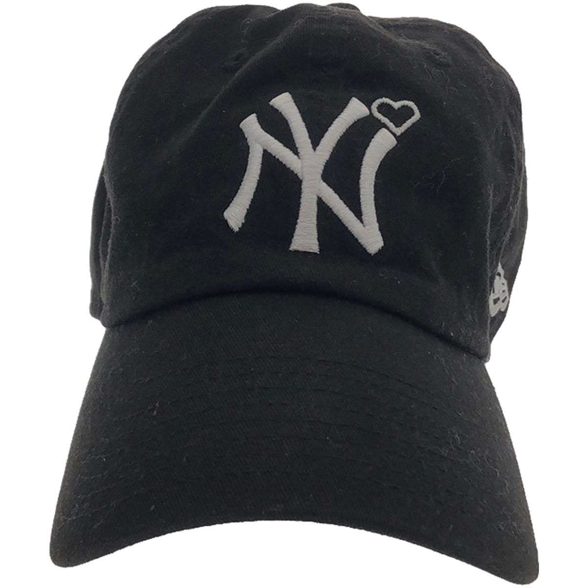 BASICKS × NEWERA  ベイシックス ニューエラ 24SS YANKEES HEART CAP キャップ  ブラック F