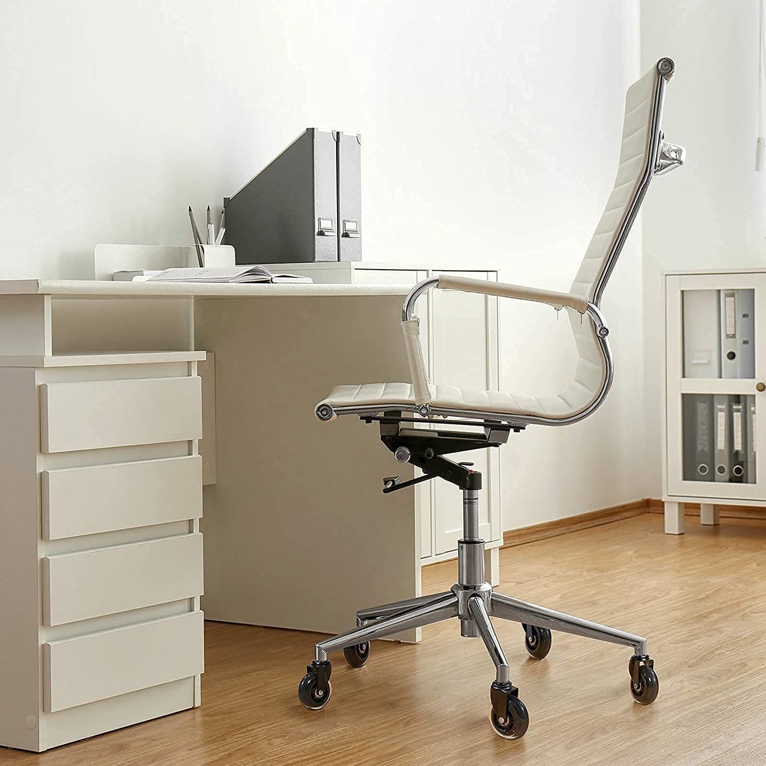 キャスター,ウレタンキャスター（5点セット）差し込み式OA椅子、シャフトサイズ11MMX22MM、オフィスチェア・ゲーミングチェア用(ブラック)