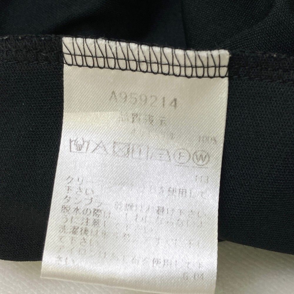 サイズ：40 ARCHIVIO アルチビオ 襟付き 半袖Tシャツ ブラック系