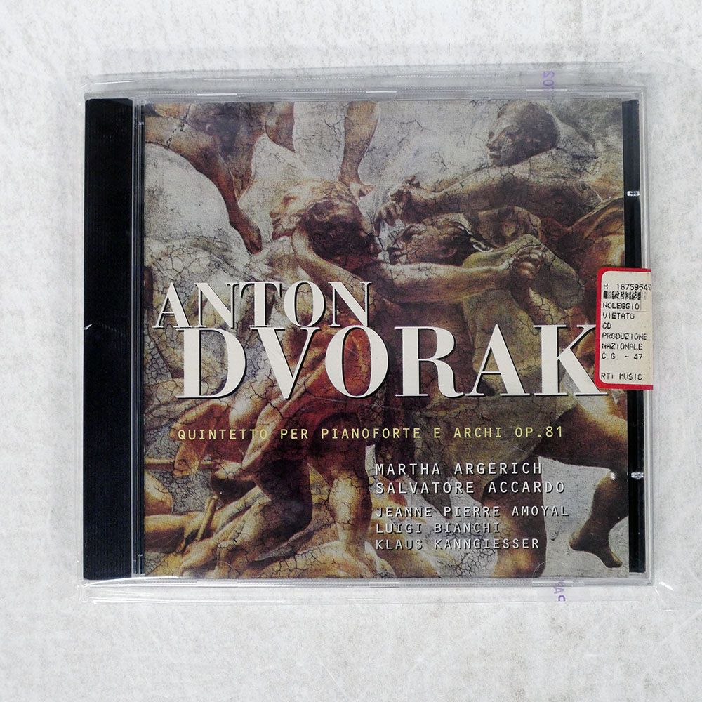 輸入盤 MARTHA ARGERICH/ANTON DVORAK QUINTETTO PER PIANOFORTE