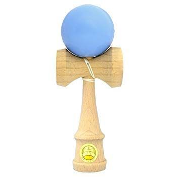 非常に良い けん玉 日本けん玉協会認定 競技用けん玉 大空 水色 No-1312 2zzhgl6