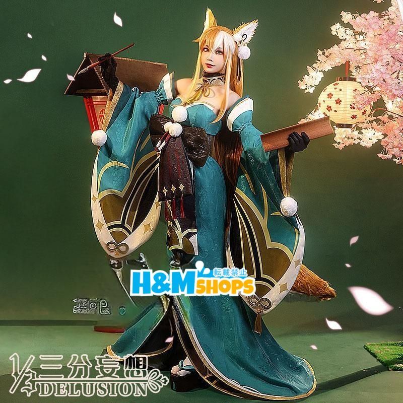三分妄想 原神 コスプレ ヒナさん 衣装 五郎 ゴロー 女装 衣装 ウィッグ 靴 追加可