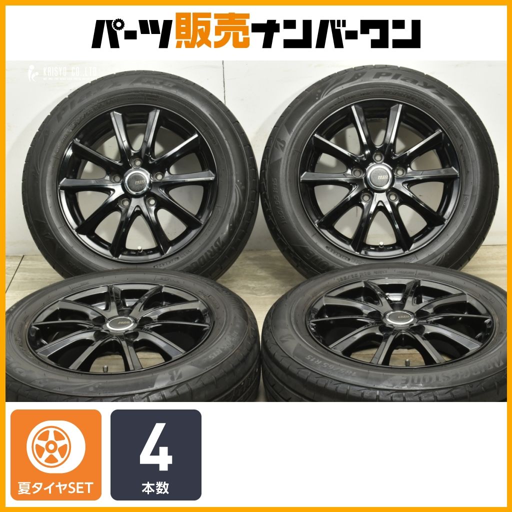 大 PREO 15in 6J 53 PCD114.3 ブリヂストン プレイズ PX2 185|65R15 GT GB フリード ジャパンタクシー ホイールのみ可