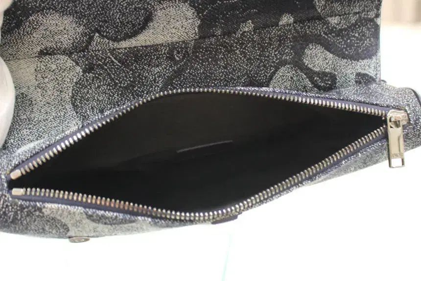 Dior(ディオール) X ピーター ドイグ デニム 迷彩 サドルバッグ