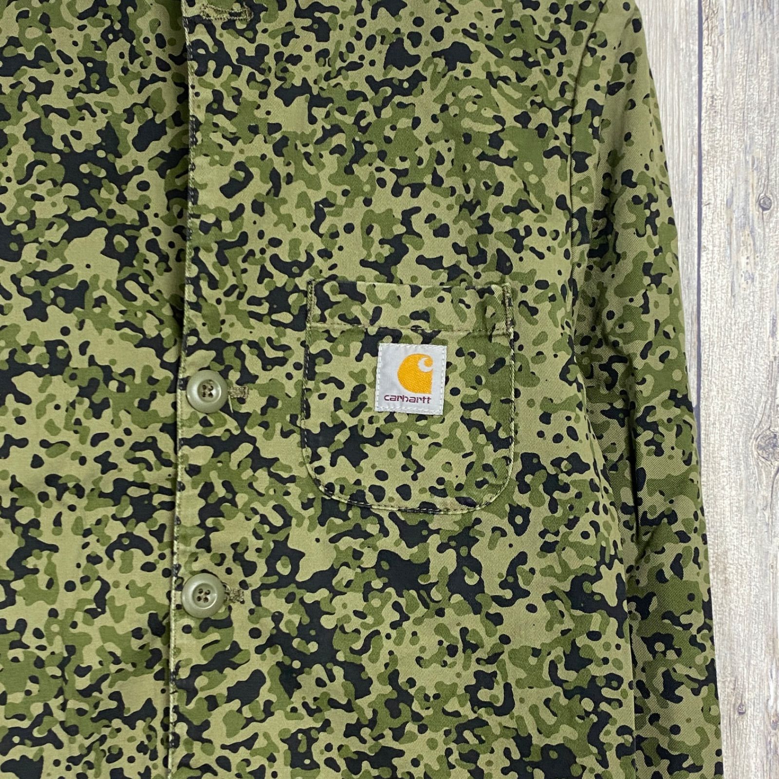 carhartt カーハート】迷彩 CAMO カモフラ テーラード