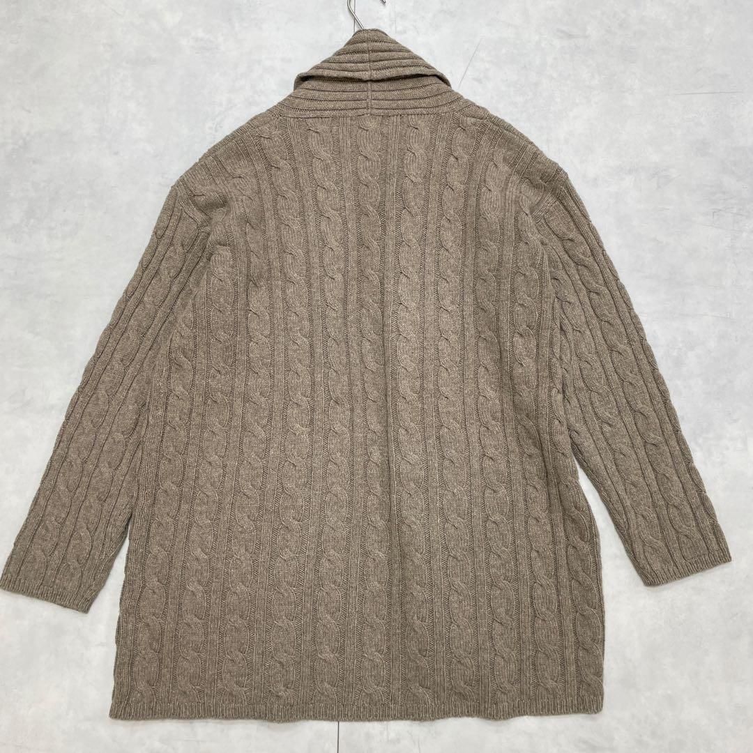 MaxMara マックスマーラ ガウンカーディガン ケーブル ニット ショール