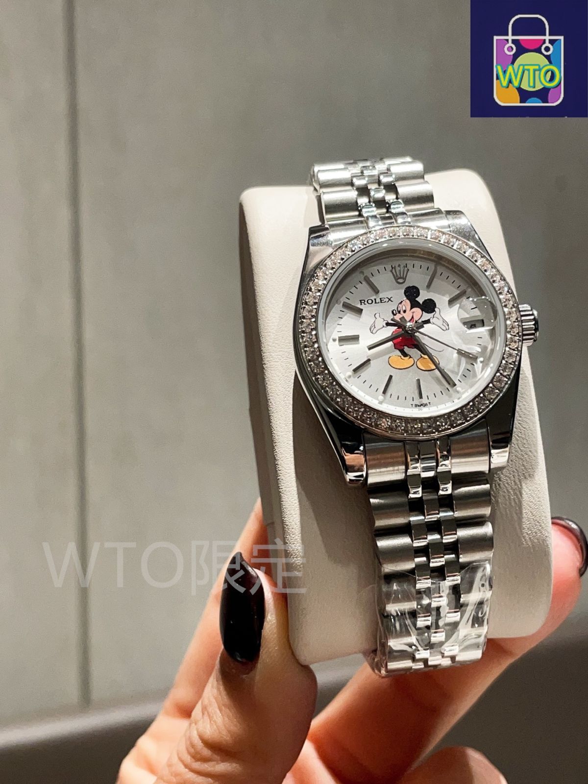 ミッキーマウス　クウォーツ 腕時計　(通称　ロレックスミッキー) 今日特価】ROLEX Mickey Mouse Quartz Watch ロレックス