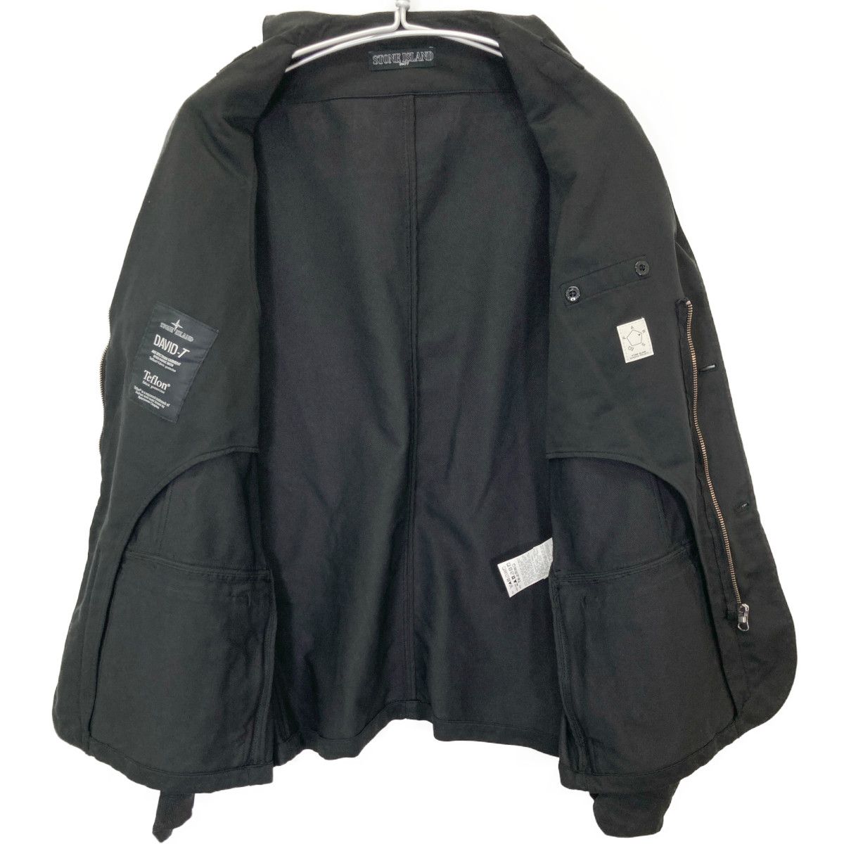 STONE ISLAND ストーンアイランド 5519A0307 ﾌﾞﾗｯｸ ｼﾞｬｹｯﾄ XL