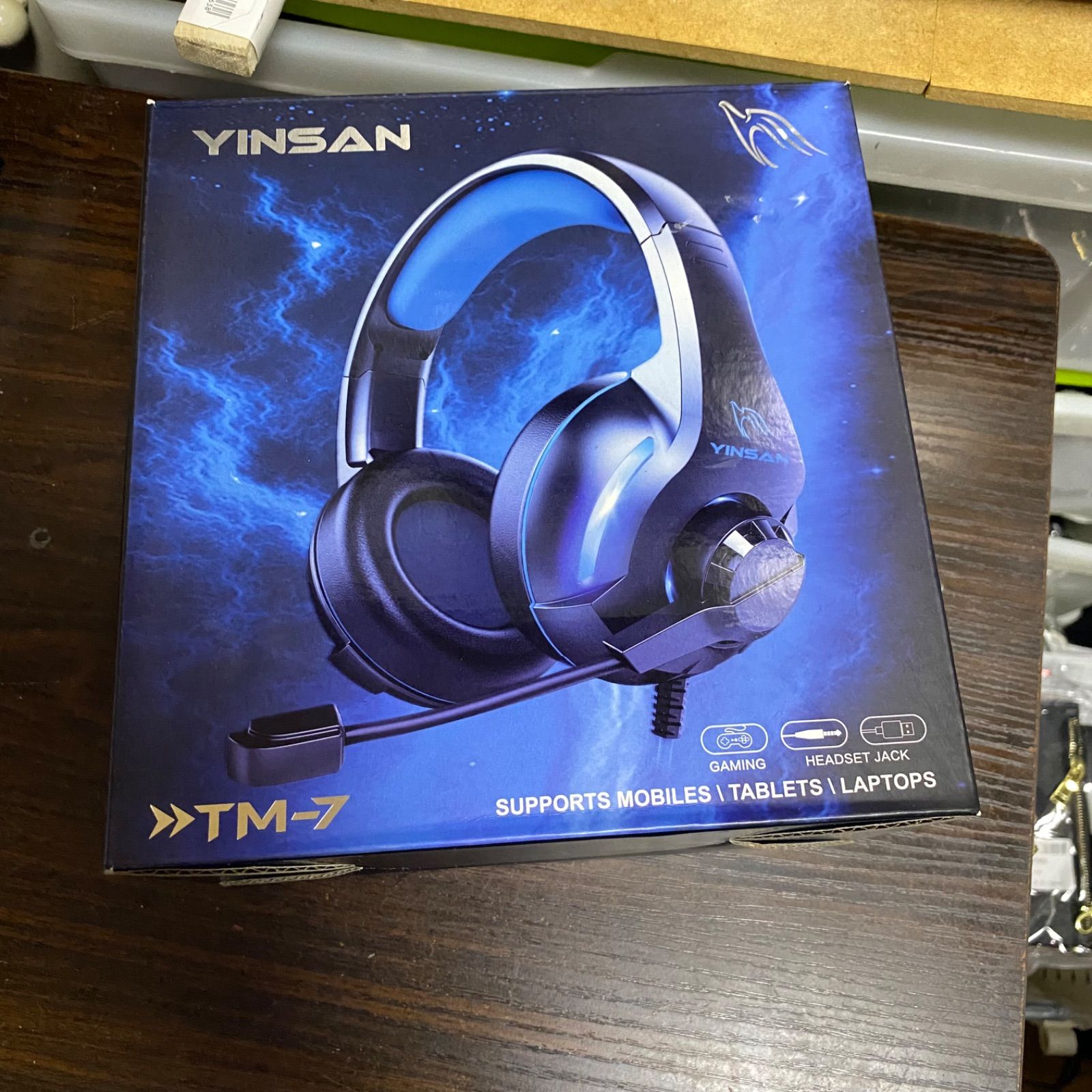 ゲーミングヘッドセット YINSAN PC用ヘッドホン ps4 ヘッド セット