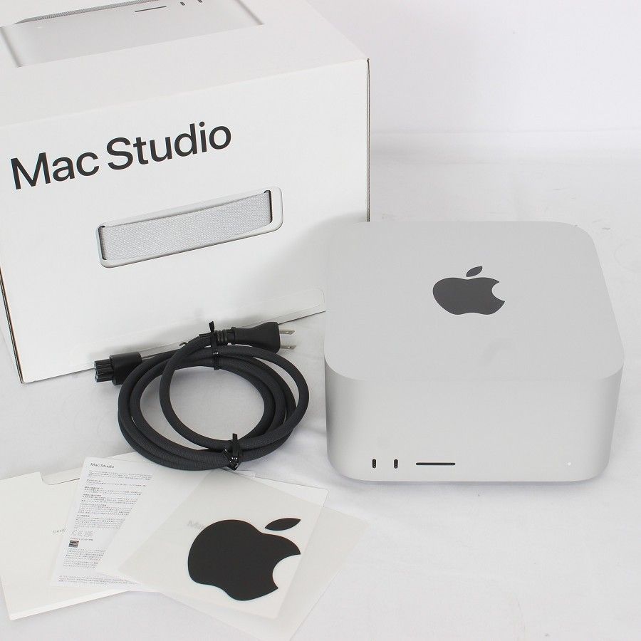 【美品】Apple Mac Studio 2023 シルバー カスタム品 M2 Max メモリ 96GB SSD 2TB アップル マック スタジオ 本体