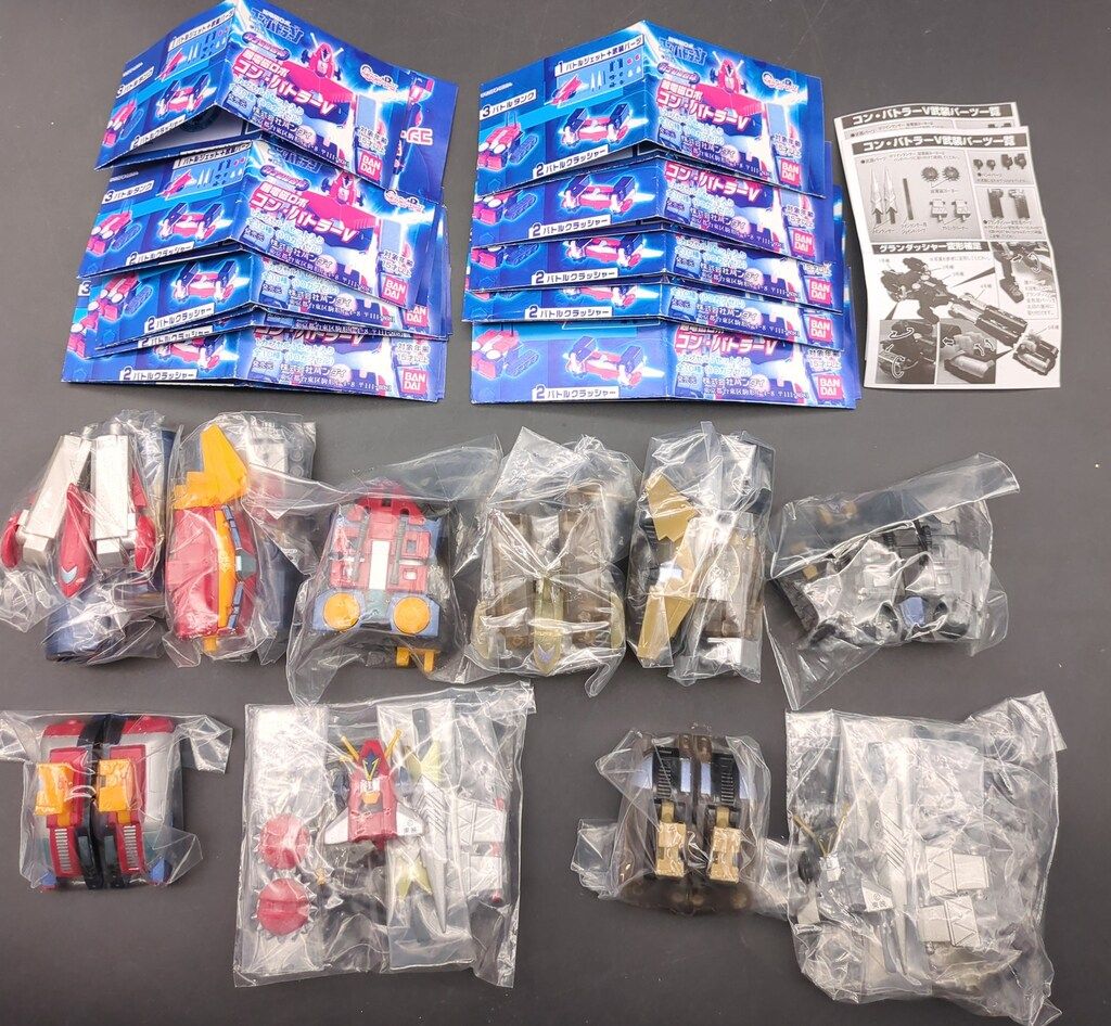 【新品未開封】 カプセル合体 超電磁ロボ コン・バトラーV 全10種セット カプセル合体 超電磁ロボ コン・バトラーV 全10種 未開封