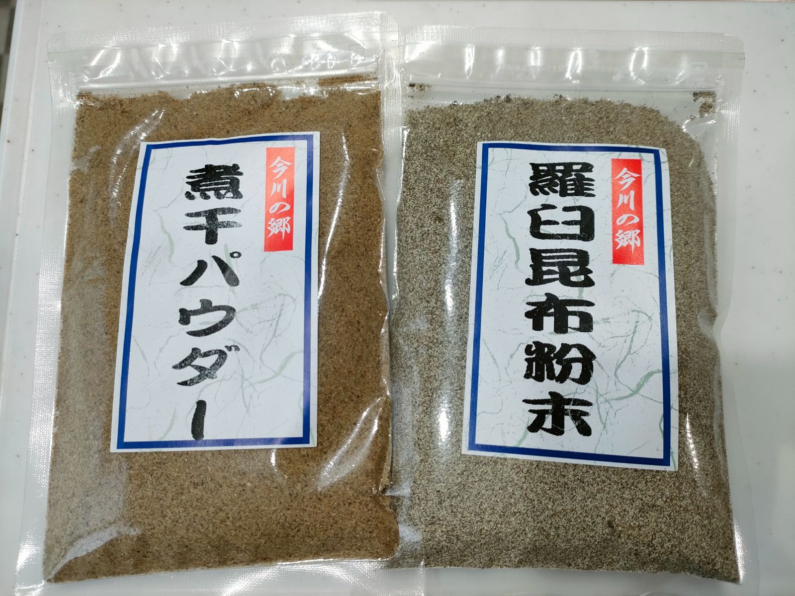 羅臼昆布粉１００ｇ×煮干しパウダー８０ｇ - メルカリ