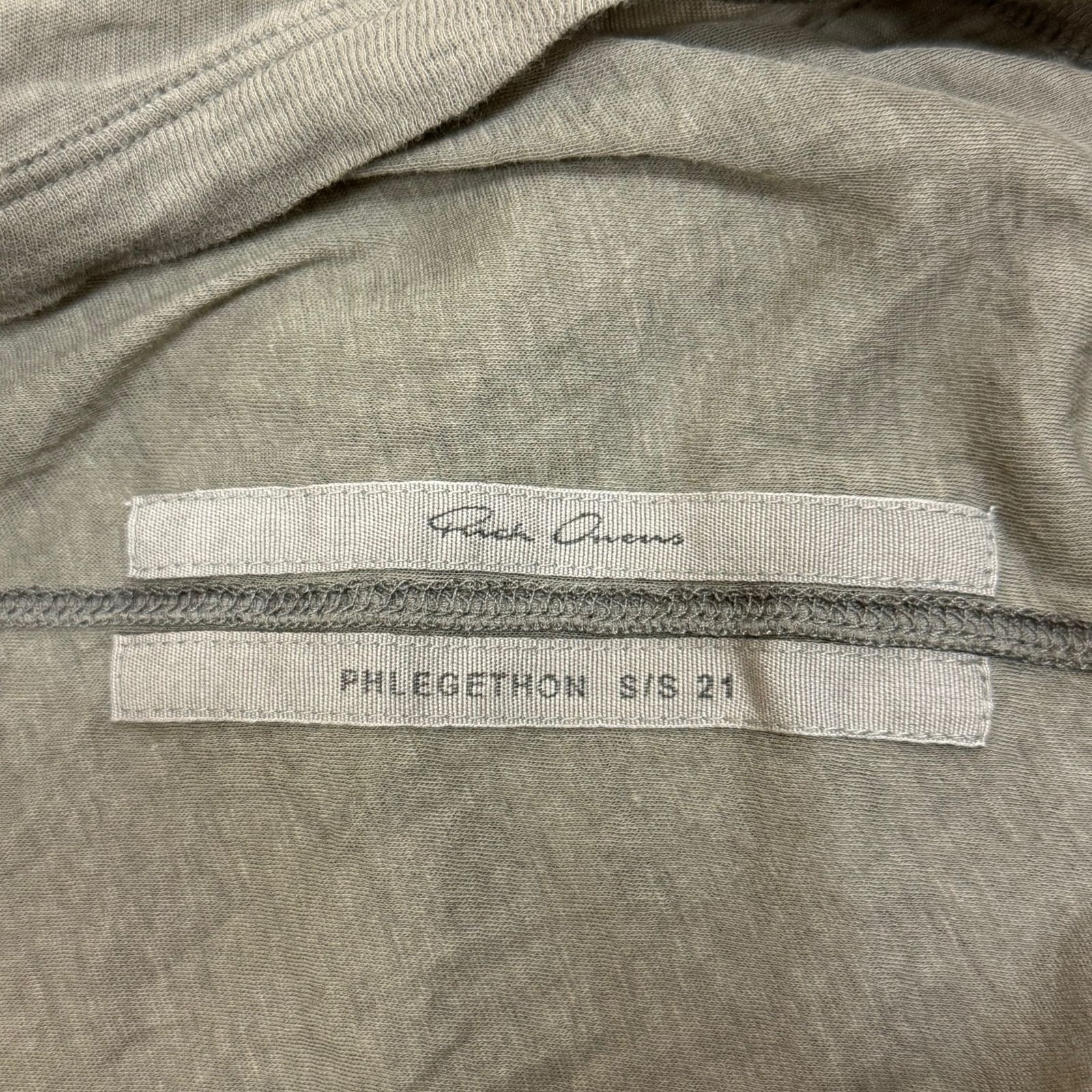 RICK OWENS 21SS DOUBLE DYRAN TEE ダブルディラン レイヤード Tシャツ 