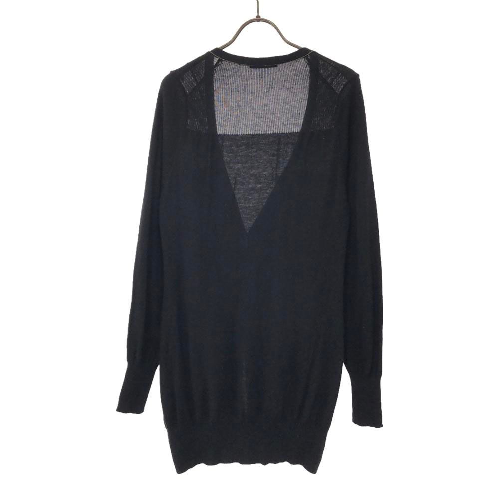VIVIENNE TAM - 【美品】VIVIENNE TAMヴィヴィアンタムカーディガン38ブラック VIVIENNE TAM ヴィヴィアンタム 長袖カーディガン サイズ:0