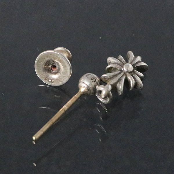 銀座店 クロムハーツ タイニーE CHプラス ドロップ ピアス 91758