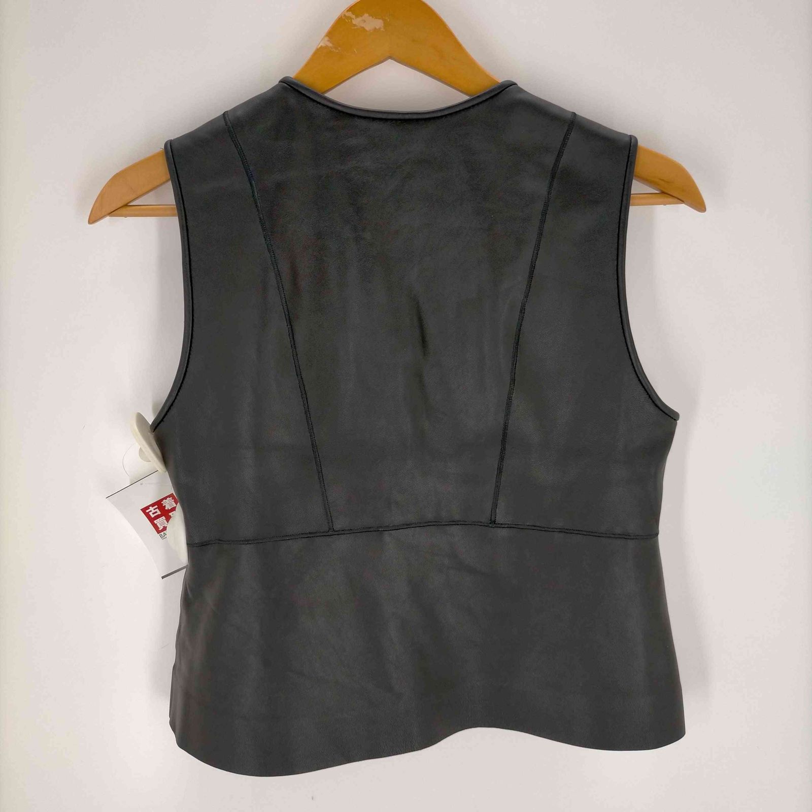BACCA - BACCA(バッカ) 23SS ソフトシープレザー ペプラムベスト レディース BACCA（バッカ）の「ソフトシープレザー ペプラムベスト（ベスト