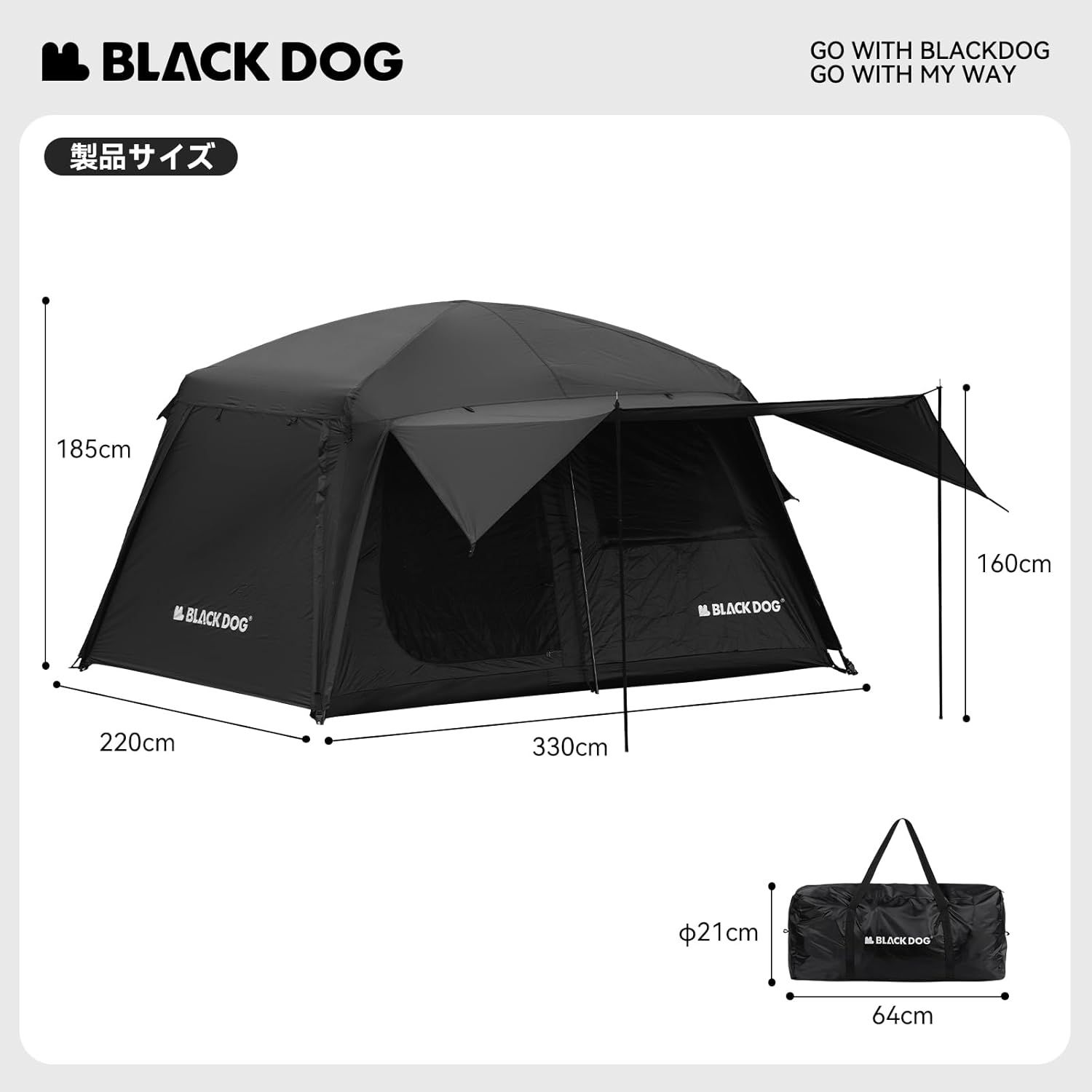プ*ン様 ネイチャーハイク ブラックドッグ ロッジ型テント耐水圧5000mm U Amazon.co.jp: [再入荷]Naturehike BLACKDOG 黒 ポータブル