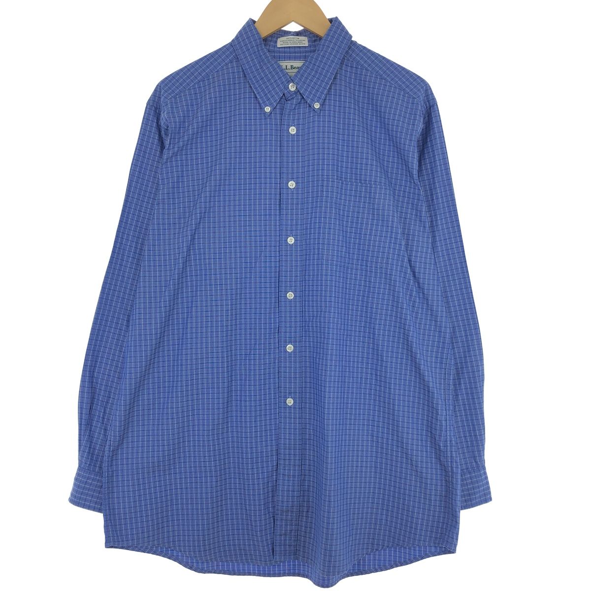 古着 80年代 エルエルビーン L.L.Bean 長袖 ボタンダウンチェックシャツ メンズXL ヴィンテージ/eaa426672