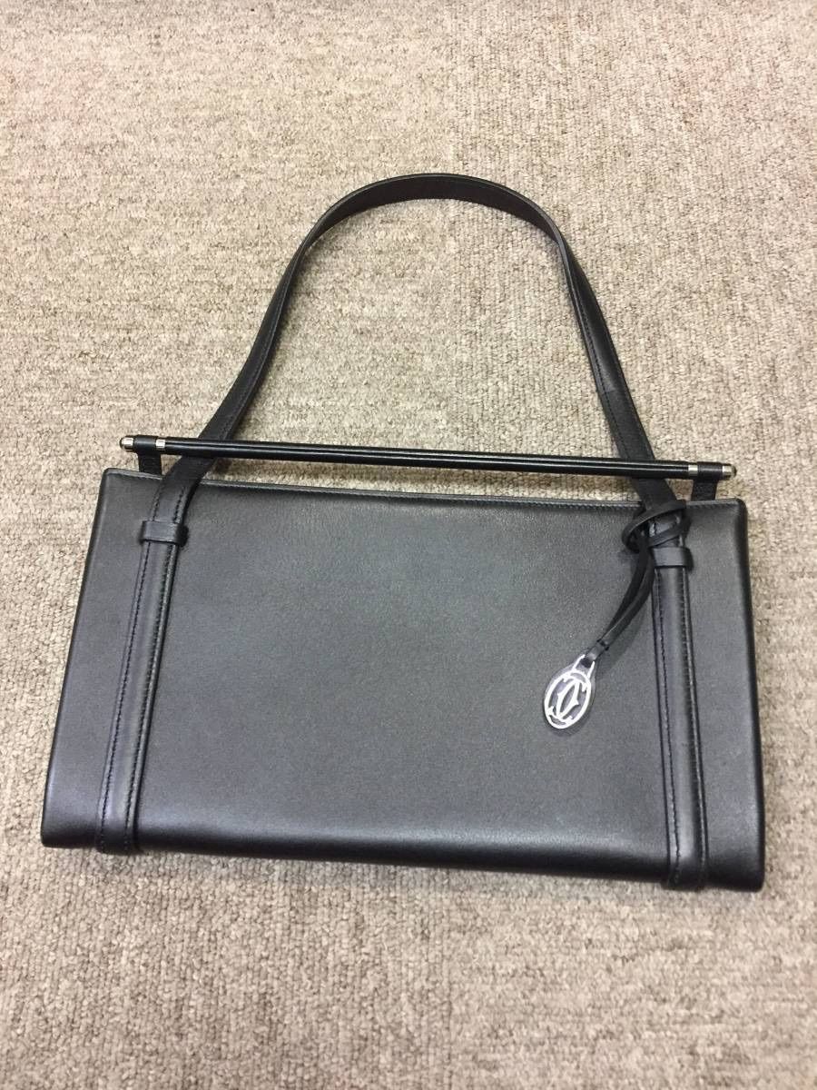 美品！格安！カルティエ カボションライン カーフスキン フォーマル