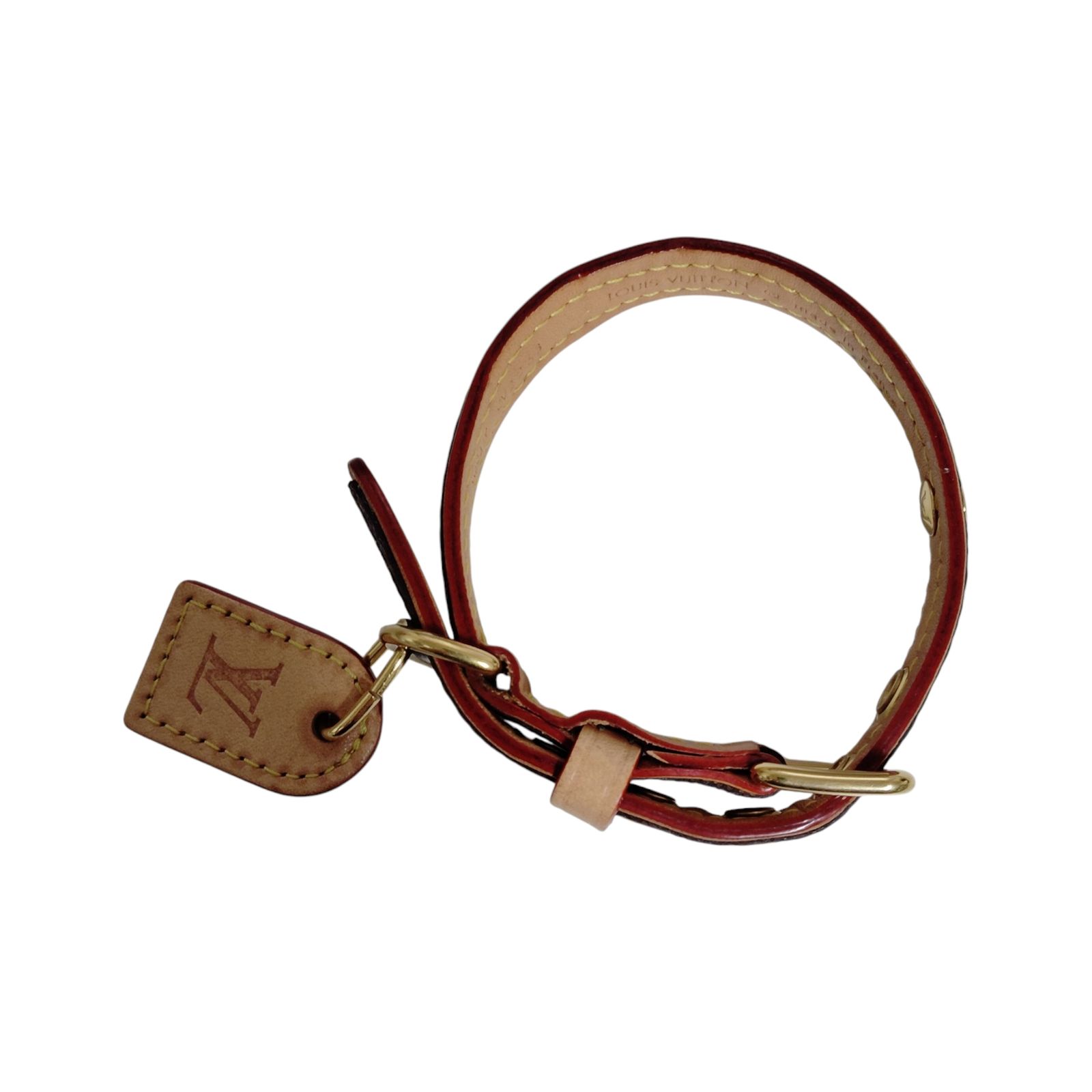 品 LOUIS VUITTON ルイ ヴィトン モノグラム ドッグ M80339 首輪 ペット KK95974RK