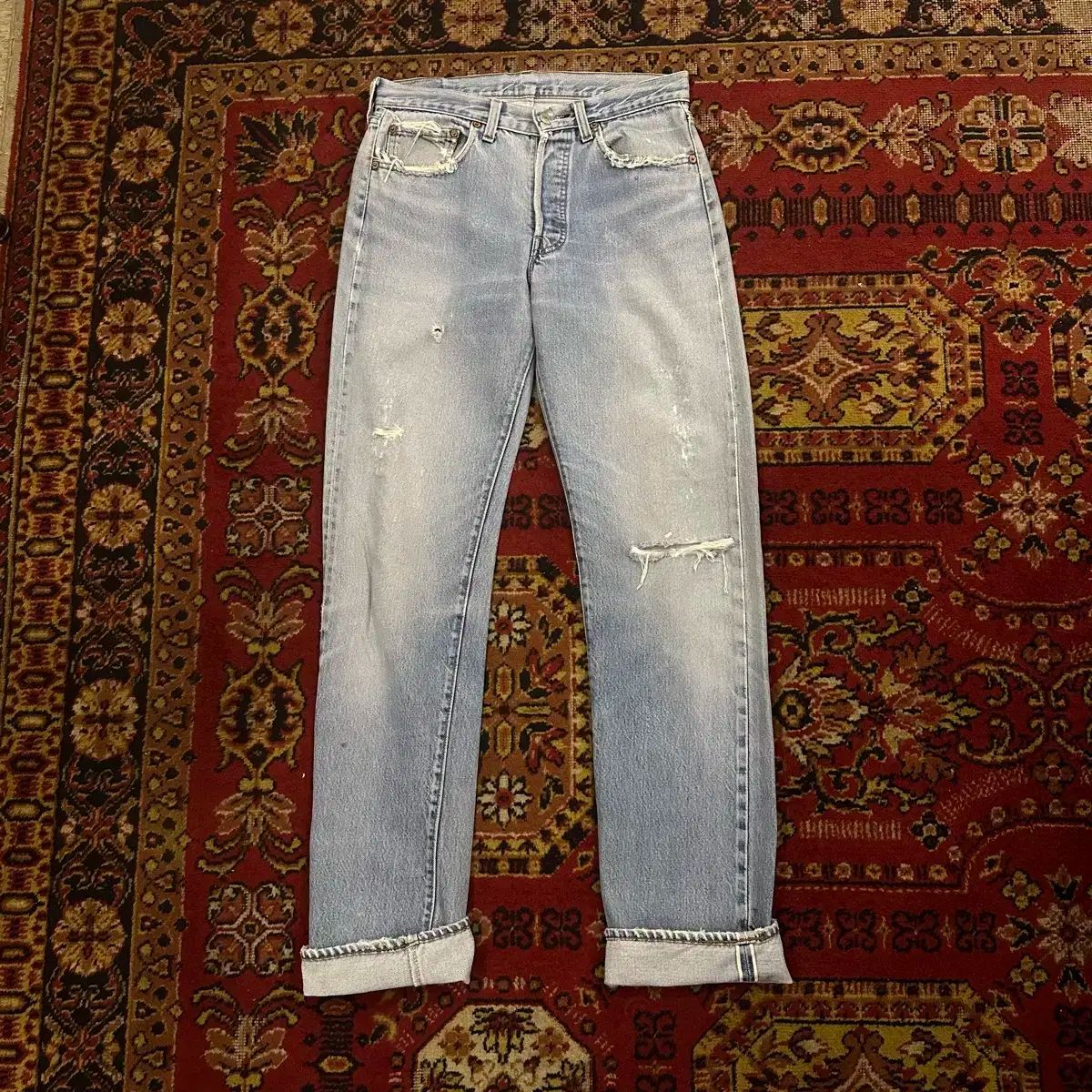 80s USA ヴィンテージ LEVI'S(リーバイス) 501 66 レビュー セルビッジ デニム パンツ 投稿
