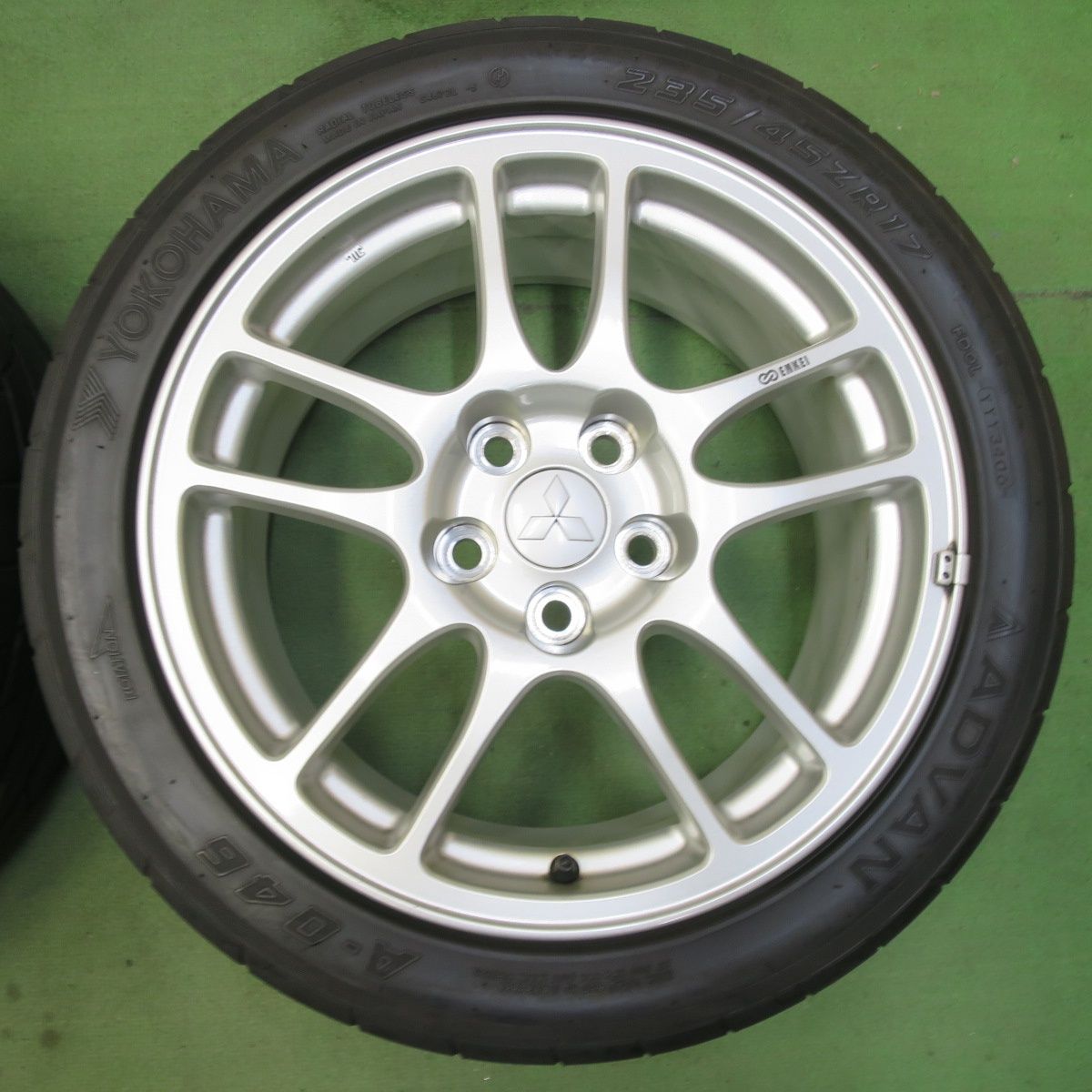 ランエボ7 17インチ 純正アルミホイール　スタッドレスタイヤ 4本セット ランエボ7 17インチ 純正アルミホイール スタッドレスタイヤ 4本セット