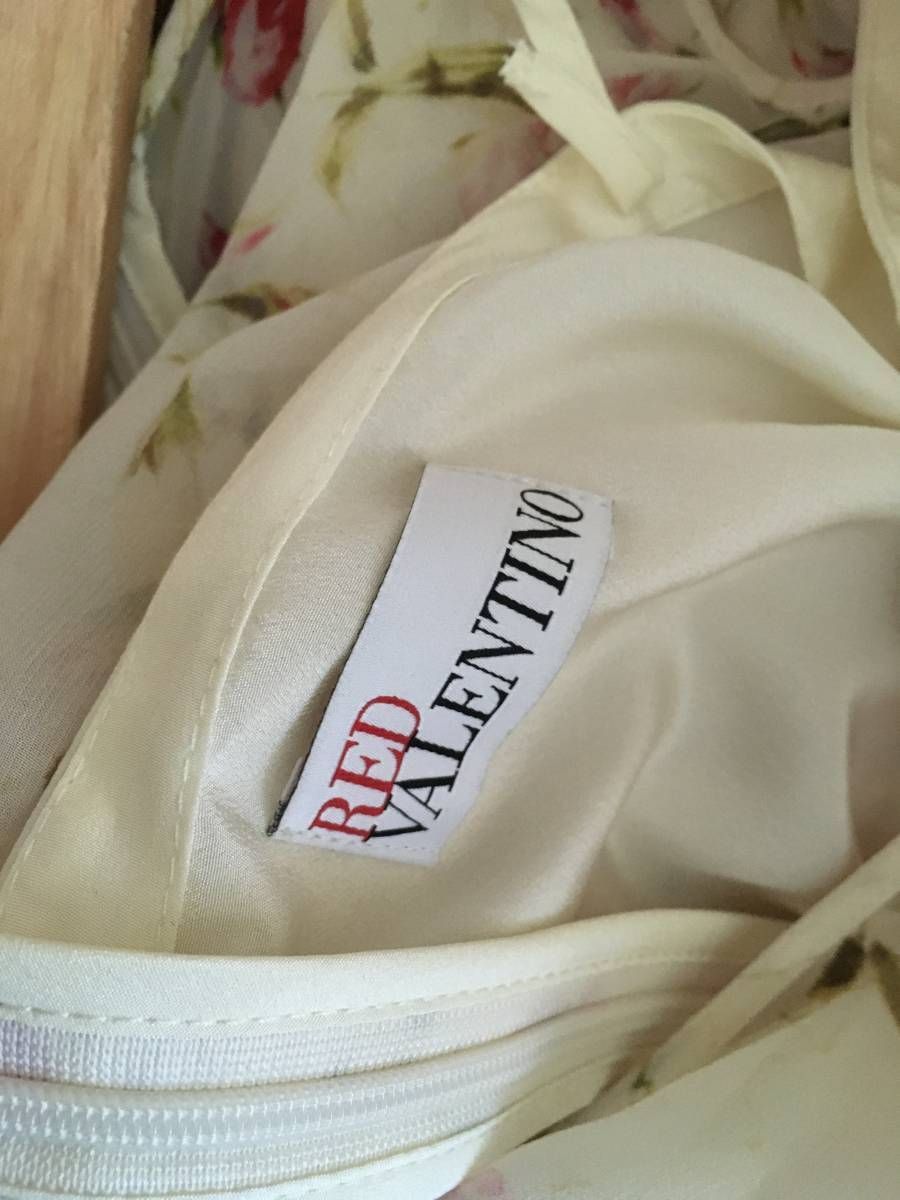 極美品 RED VALENTINO レッドヴァレンティノ シルク ワンピース4２-