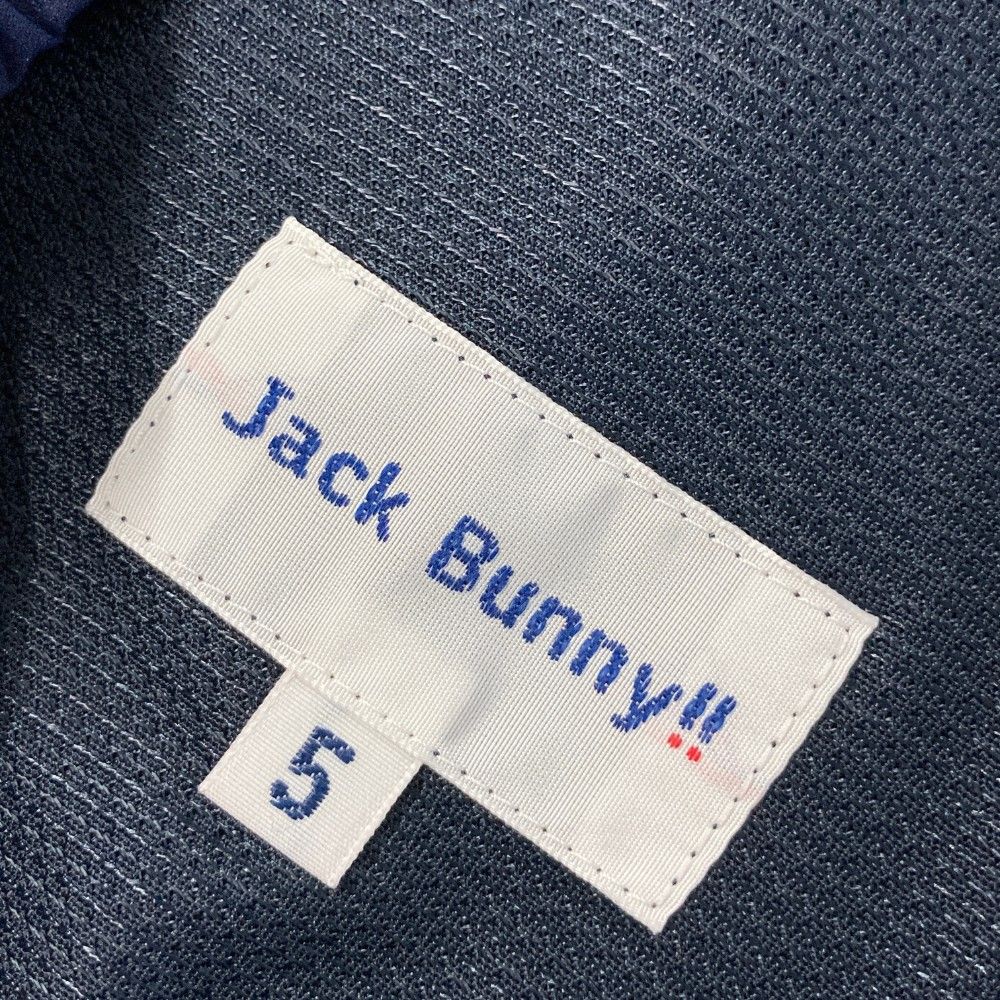 ジャックバニー　ネイビー　ゴルフウェア　パンツ　5　サイズ　L サイズ：5 JACK BUNNY ジャックバニー ストレッチパンツ