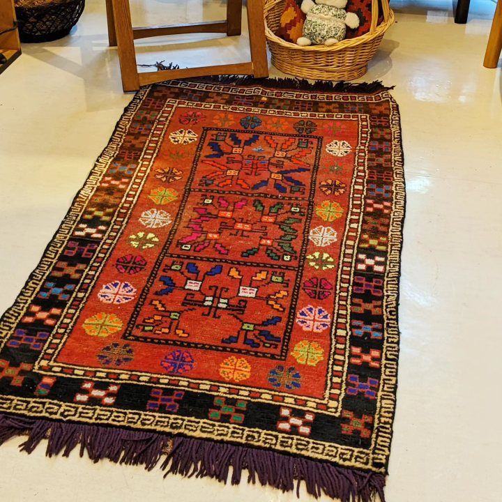 1990年代 ヴィンテージラグ アフガニスタン vintage rug 【公式通販】